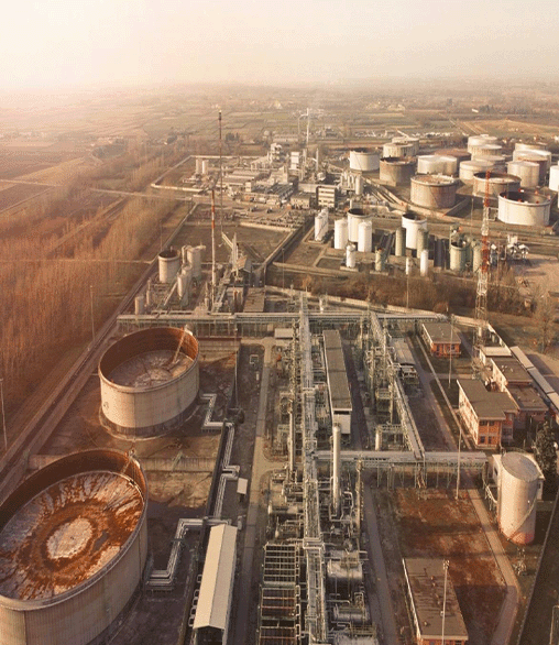 crude oil tank farms